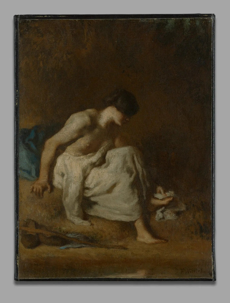 Kąpiąca się - Jean-François Millet