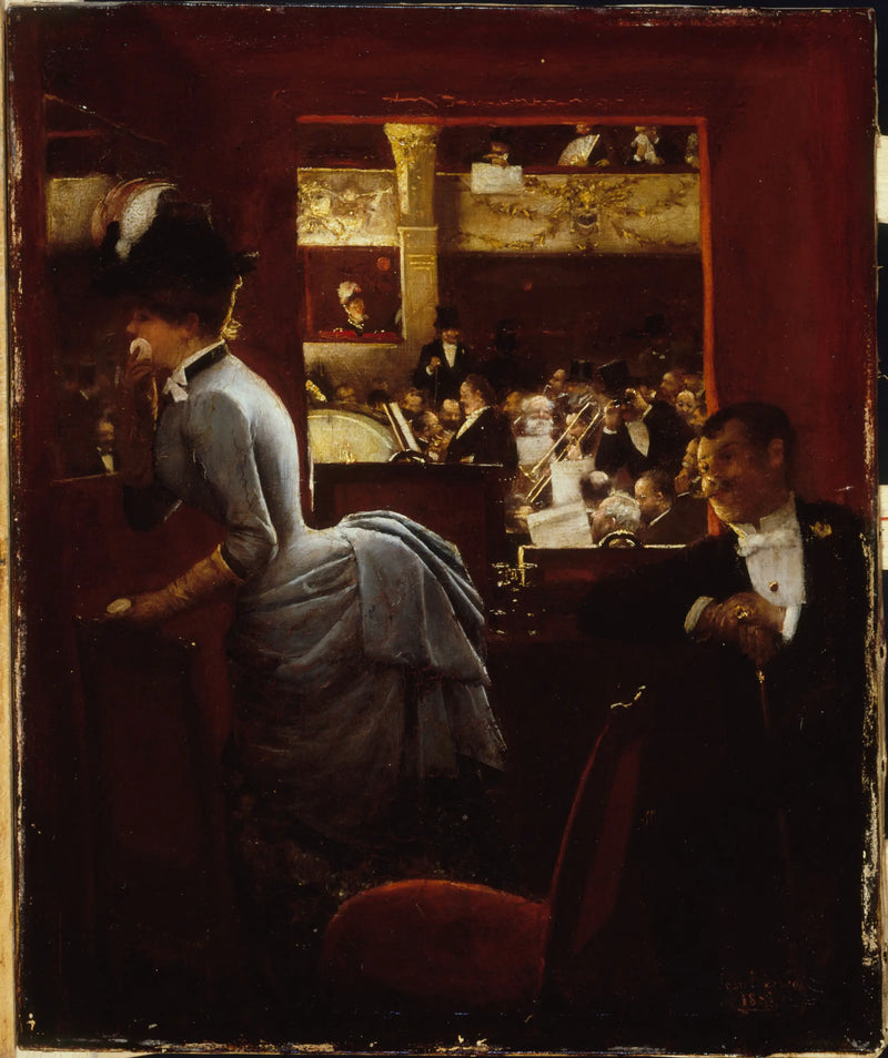 Wanna, na teatrze Variétés - Jean Béraud