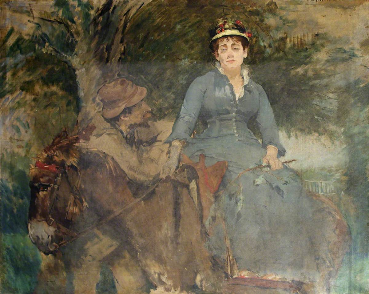 La balade à dos d’âne - Eva Gonzalès - Alpha Reproduction