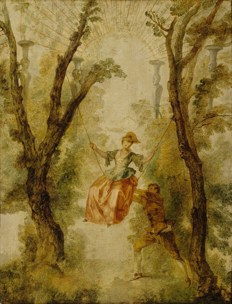 Huśtawka - Antoine Watteau