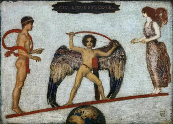 Huśtawka Miłości - Franz Von Stuck