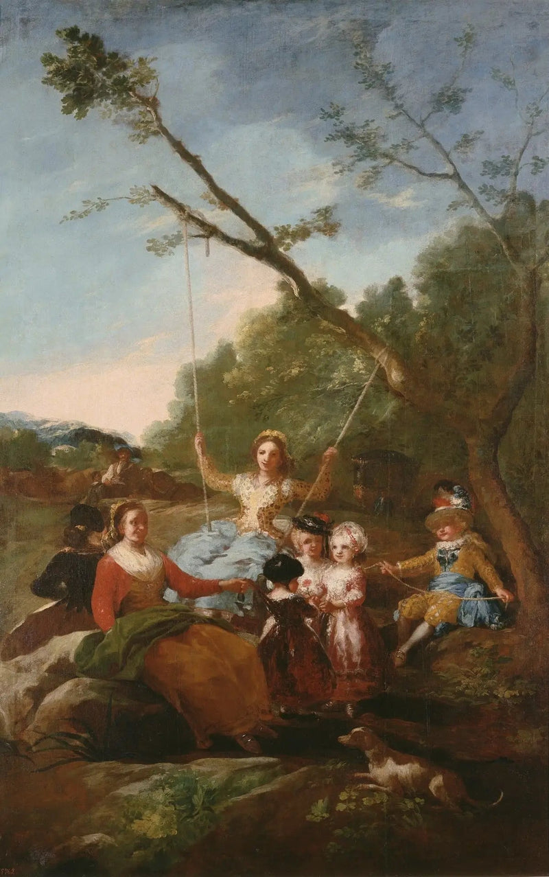 Huśtawka - Francisco de Goya