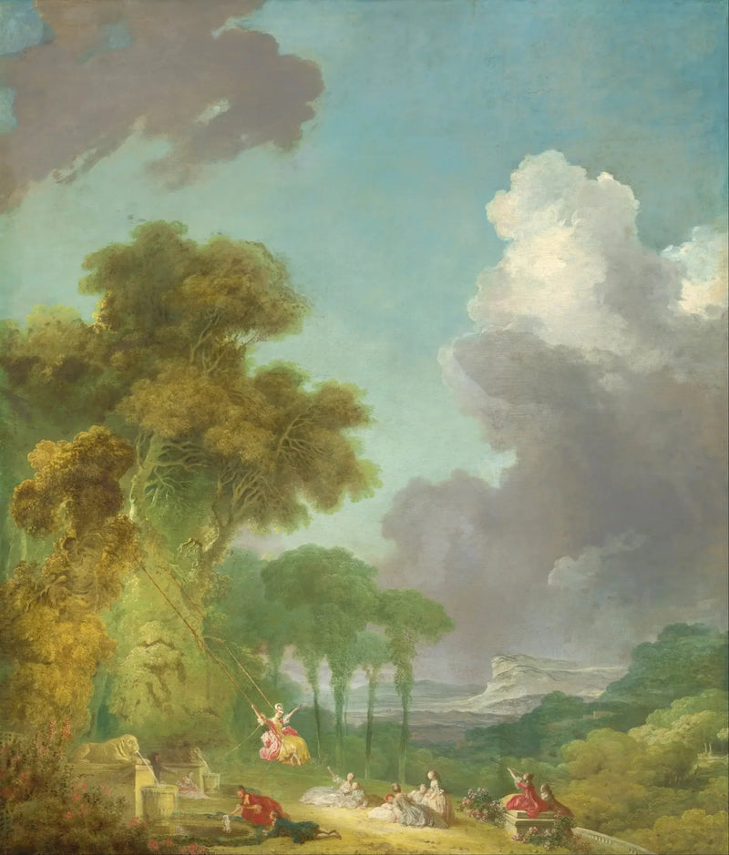 Huśtawka - Jean-Honoré Fragonard