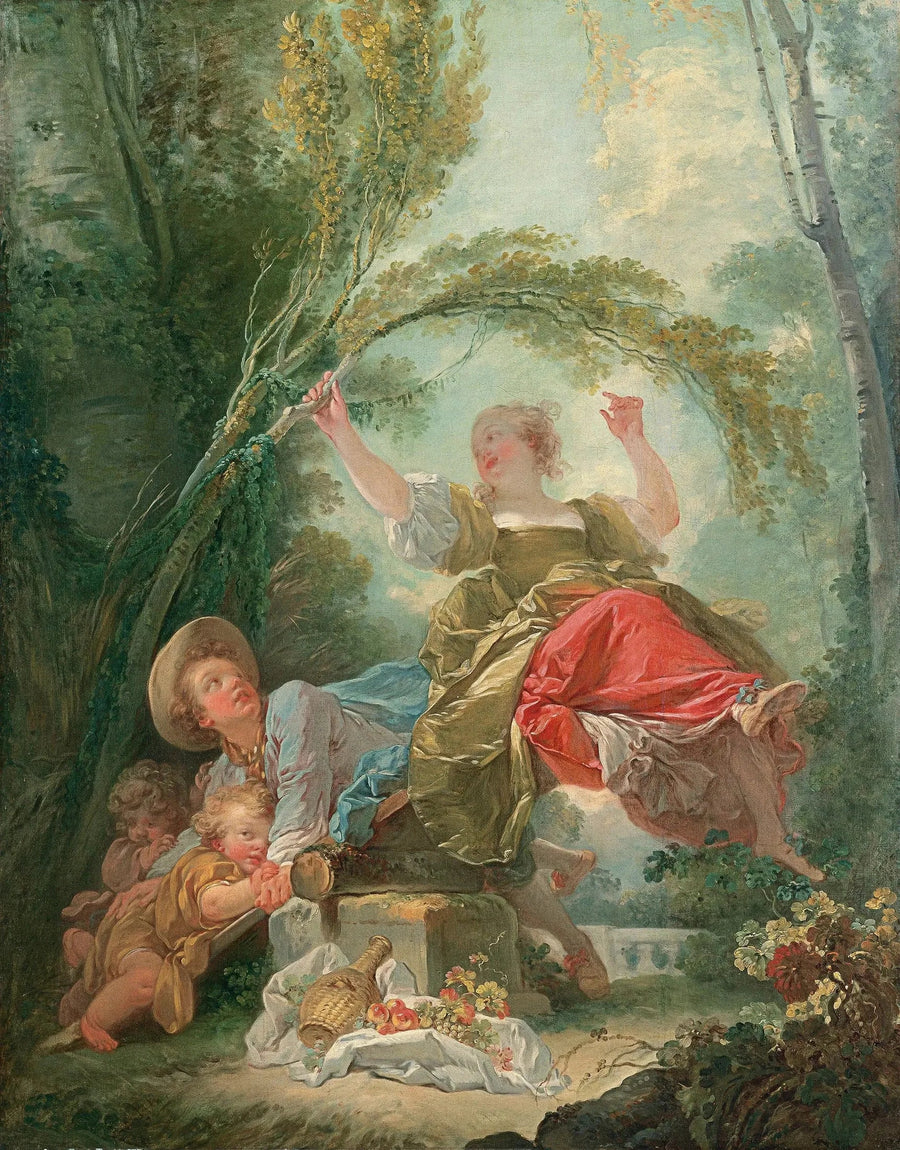 Huśtawka - Jean-Honoré Fragonard