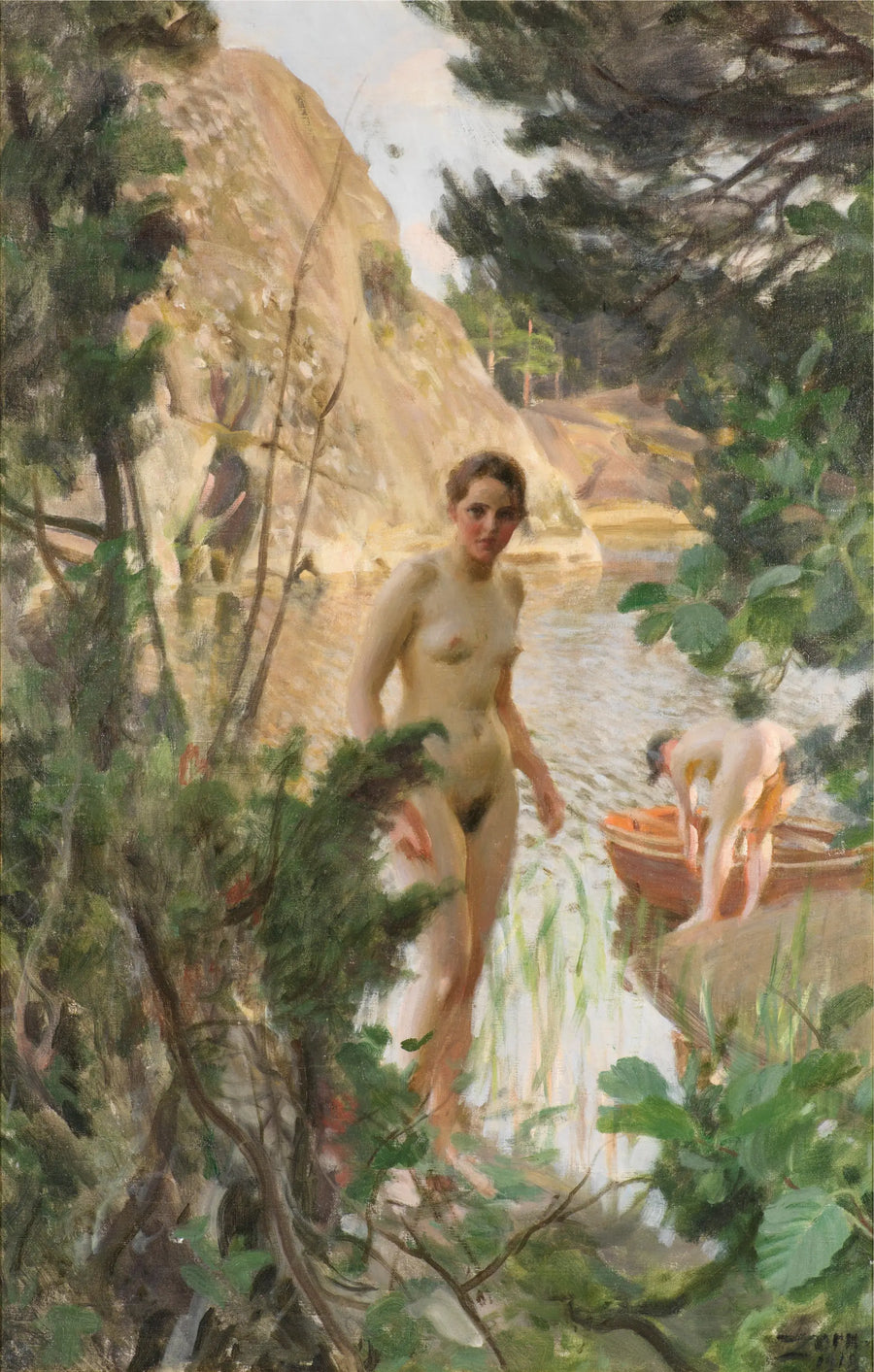 Łódka - Anders Zorn