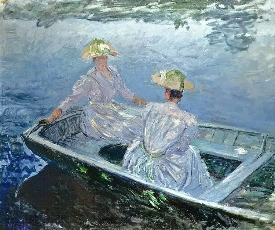 La Barque bleue - Claude Monet