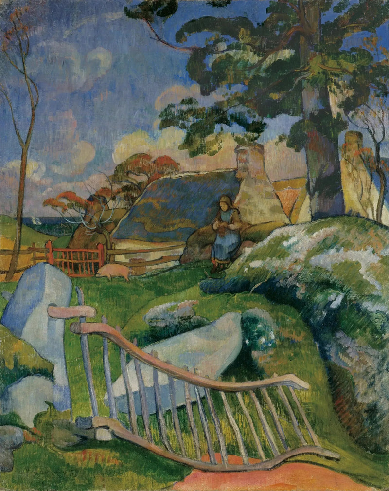 Ogrodzenie - Paul Gauguin