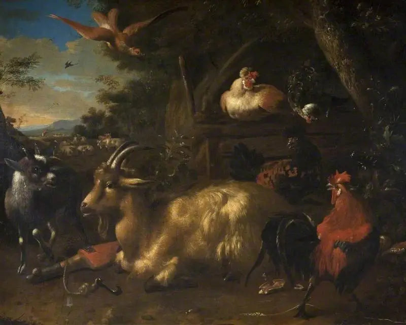 Gospodarstwo - Melchior de Hondecoeter