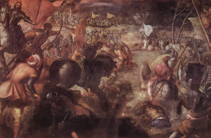 Bitwa pod Taro - Jacopo Tintoretto