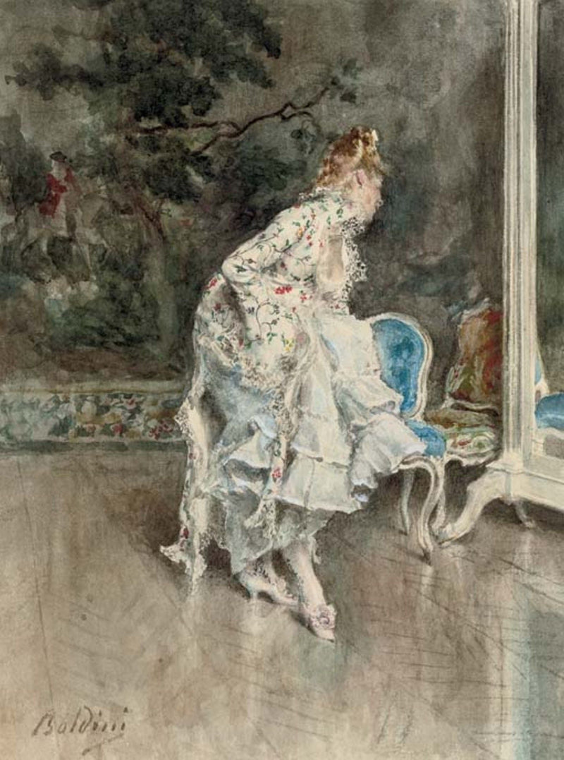 Piękno przed lustrem - Giovanni Boldini