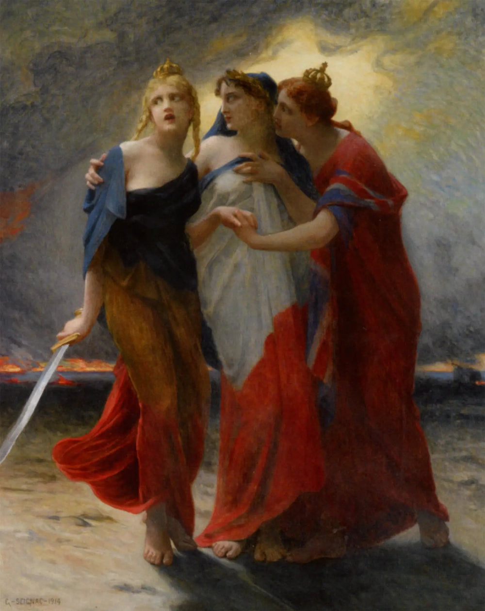 La Belgique la France et l’Angleterre devant l’invasion Allemande - Guillaume Seignac - Alpha Reproduction