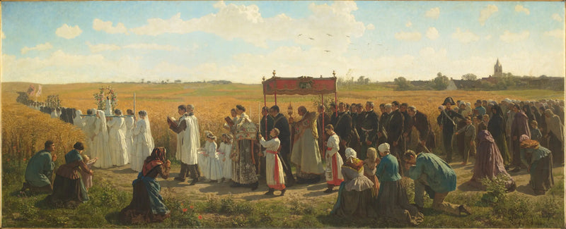 Błogosławieństwo zbóż w Artois - Jules Breton