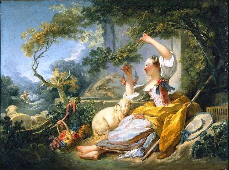 La Bergère - Jean-Honoré Fragonard - Alpha Reproduction