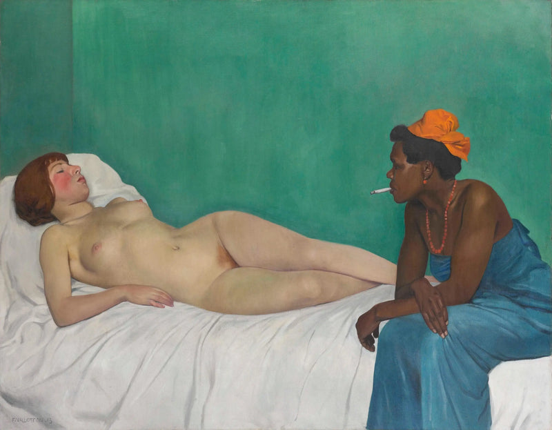 Biała i Czarna - Félix Vallotton