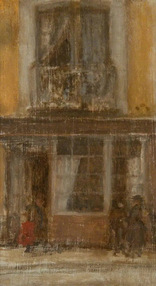 Praczka, Dieppe - James Abbott McNeill Whistler