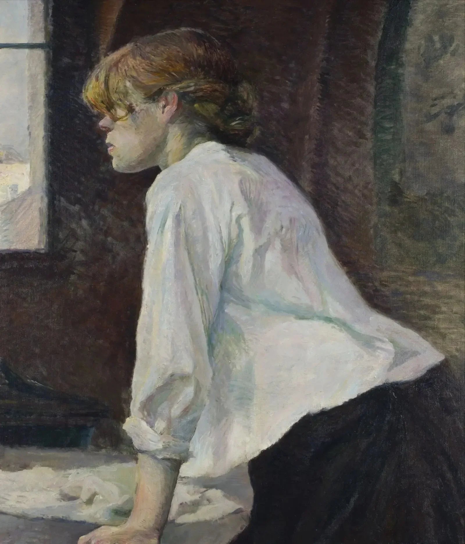 La Blanchisseuse - Henri de Toulouse-Lautrec image 1 tableau peint à l’huile sur toile