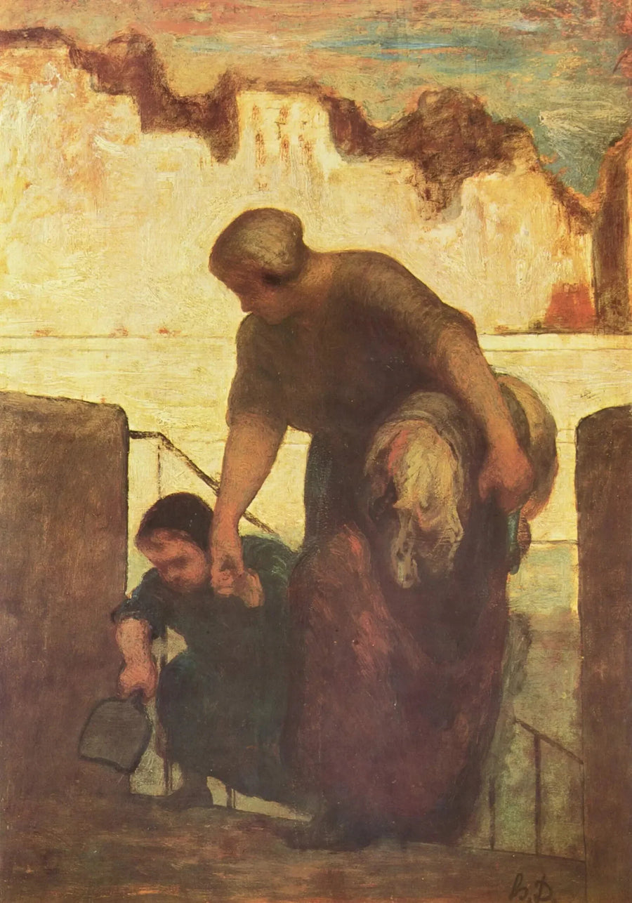 Pralniarka - Honoré Daumier