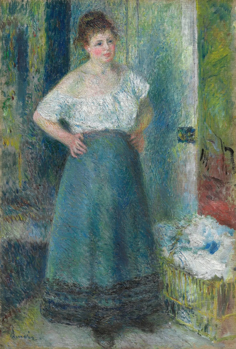 Praczka - Pierre-Auguste Renoir