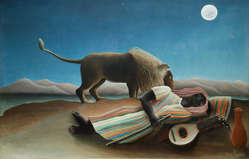 Śpiąca Bawarka - Henri Rousseau