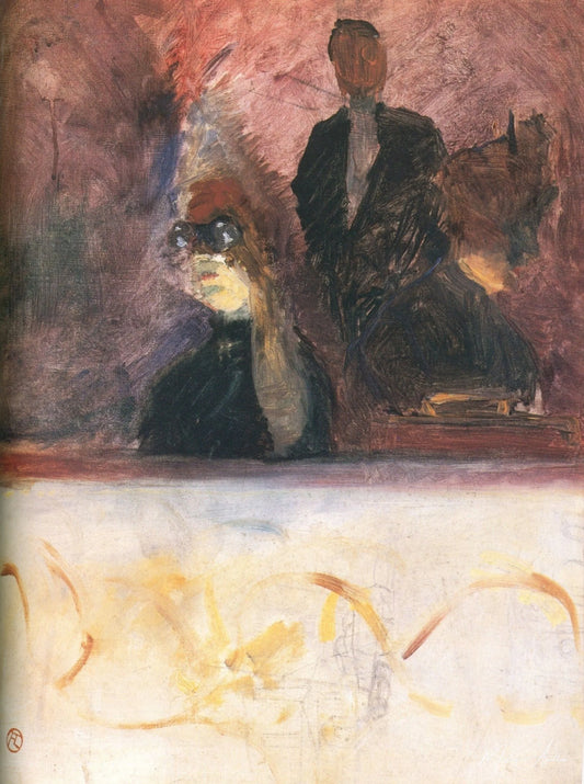 La boîte du Mascaron Dore - Toulouse Lautrec - Reproductions de tableaux et peintures haut de gamme