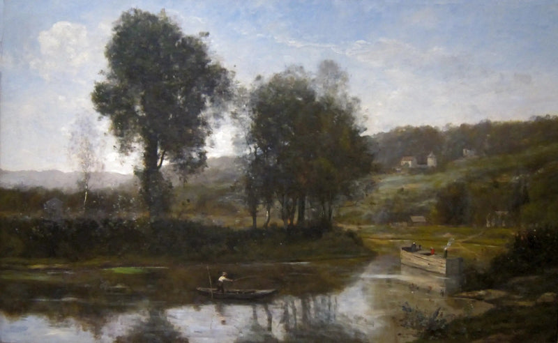 Pętla Sekwany w Port-Marly - Jean-Baptiste Camille Corot