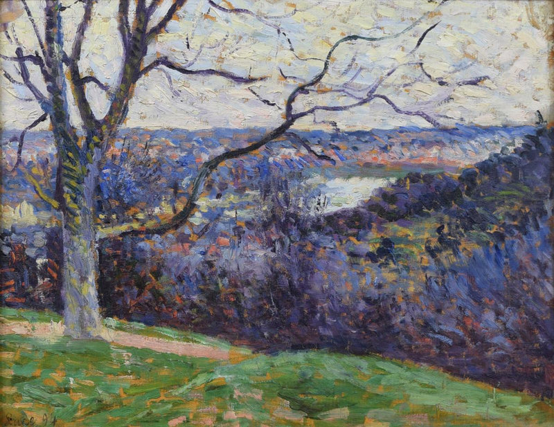 Pętla Sekwany w pobliżu Herblay - Maximilien Luce