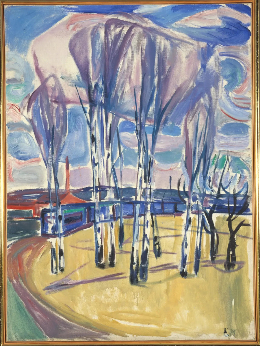 Pętla tramwajowa w Skøyen - Edvard Munch