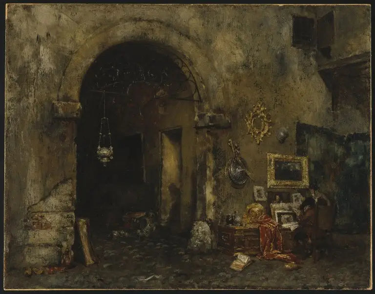 La boutique de l’antiquaire - William Merritt Chase - Alpha Reproduction