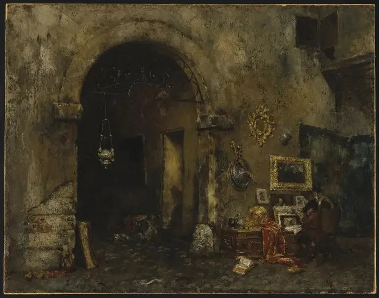 Sklep antykwariusza - William Merritt Chase