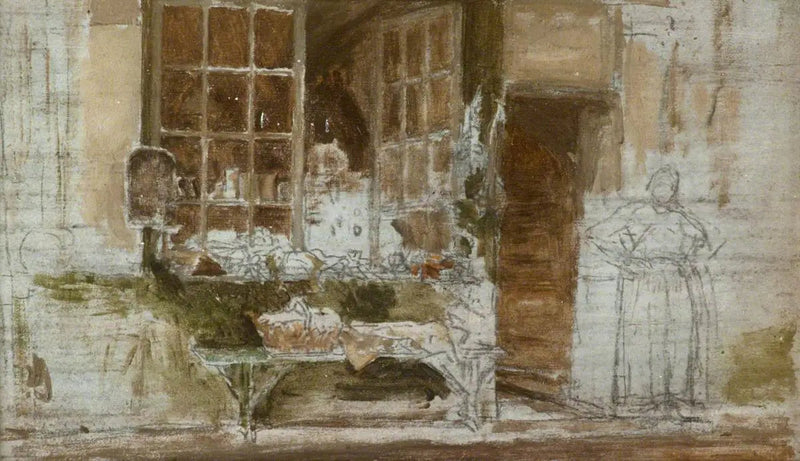 Sklep Primeur, Paryż - James Abbott McNeill Whistler