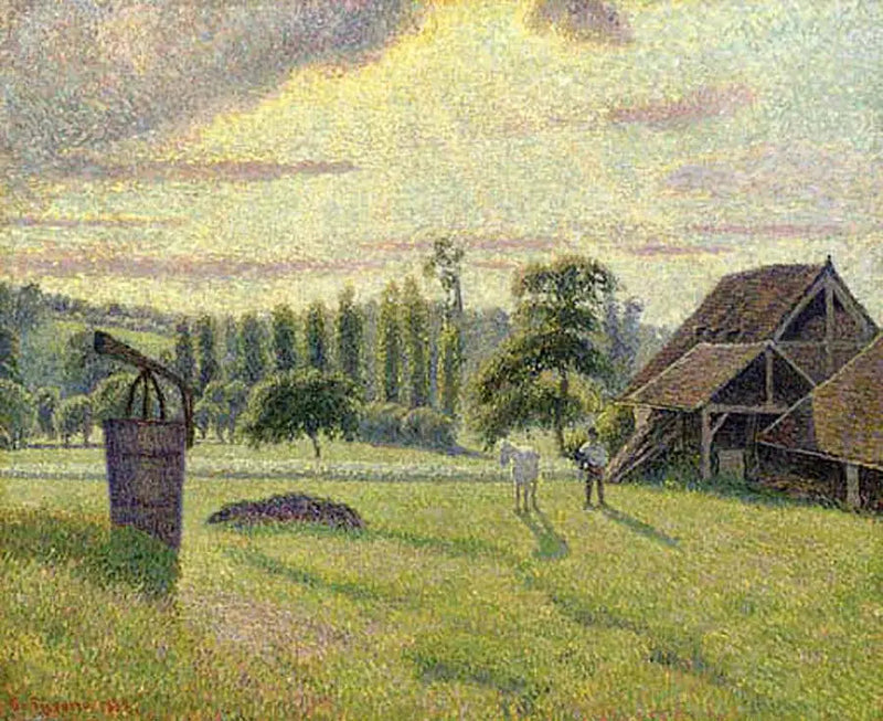 Cegielnia Delafolie w Éragny - Camille Pissarro