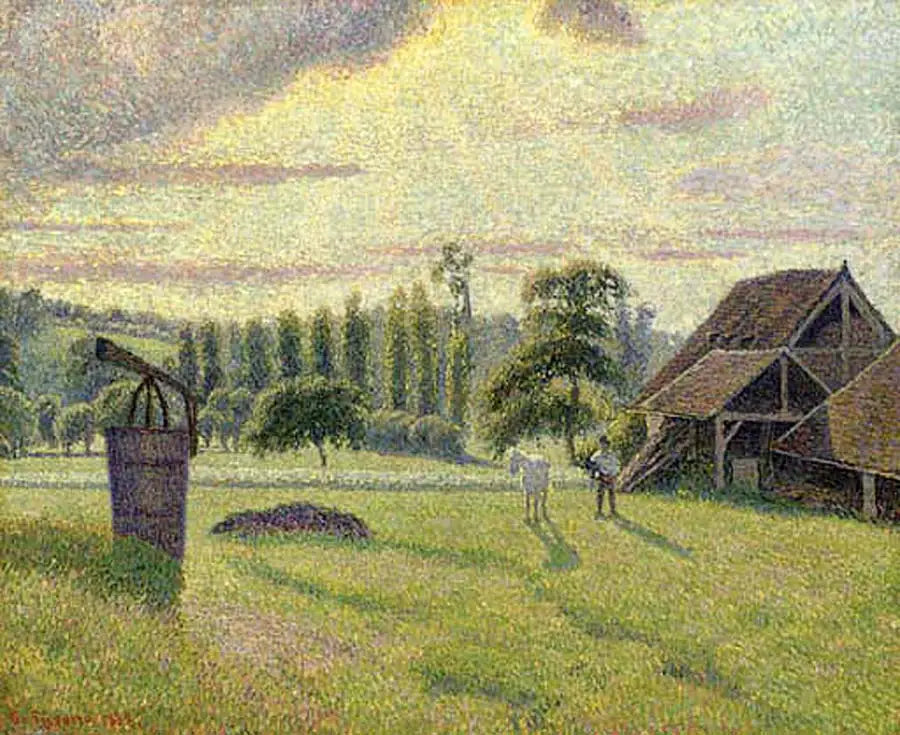 Cegielnia Delafolie w Éragny - Camille Pissarro