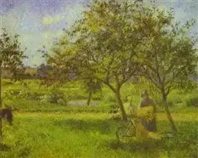 Wóz, bednarz - Camille Pissarro
