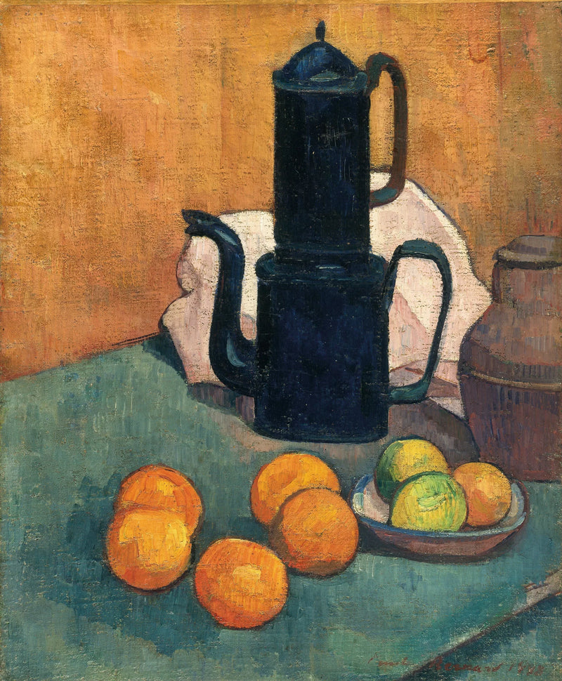 Niebieski ekspres do kawy - Émile Bernard