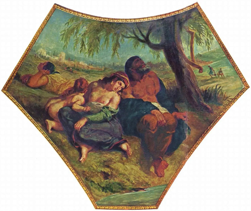 Uwięzienie w Babilonie - Eugène Delacroix