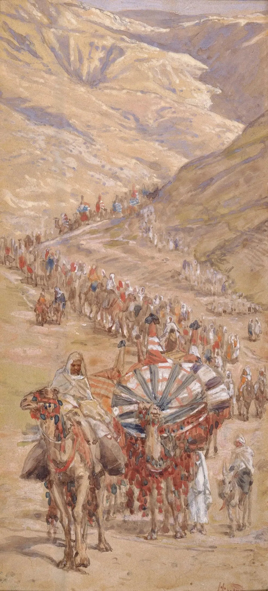 Karawana Abrama - James Tissot