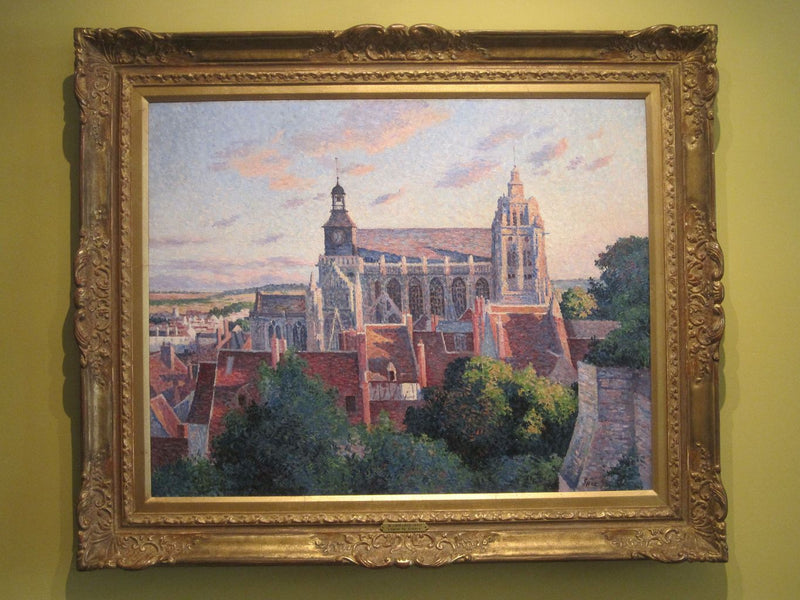 Katedra w Gisors, widok z murów - Maximilien Luce