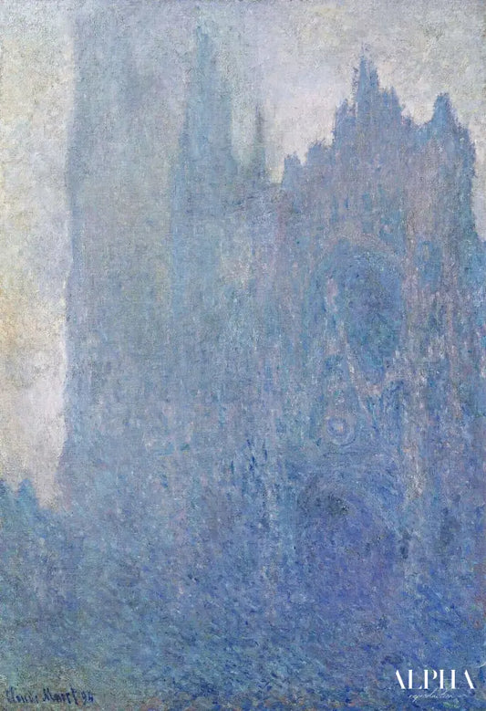 La Cathédrale de Rouen dans le brouillard (W1349) - Claude Monet - Reproductions de tableaux et peintures haut de gamme