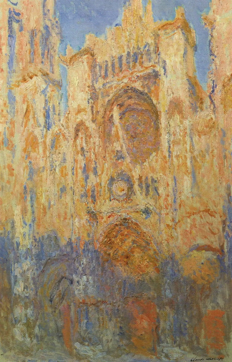 Katedra w Rouen, koniec dnia - Claude Monet