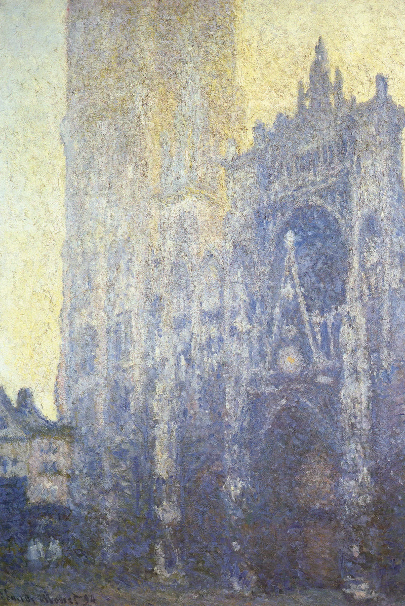 Katedra w Rouen, Portal, Efekt poranka - Claude Monet