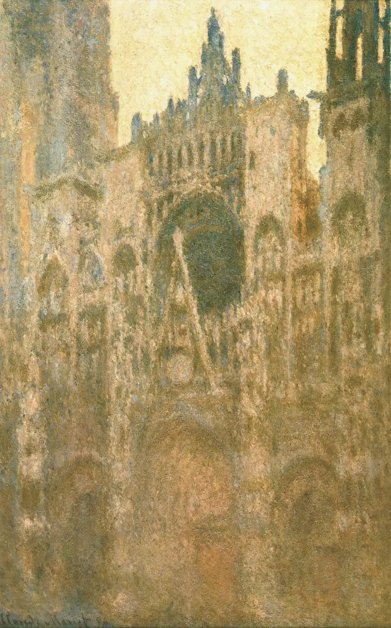 Katedra w Rouen, Portal, Efekt poranka - Claude Monet