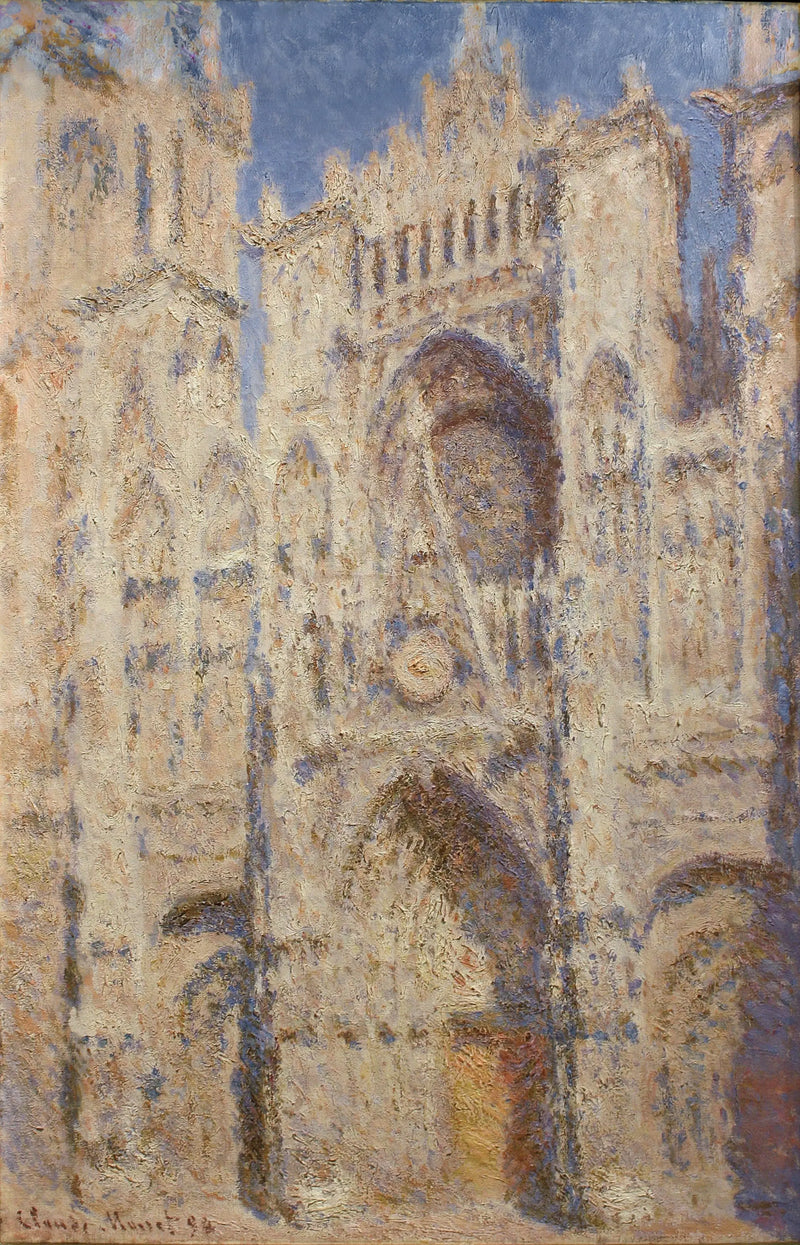 Katedra w Rouen, Portal, Słońce - Claude Monet