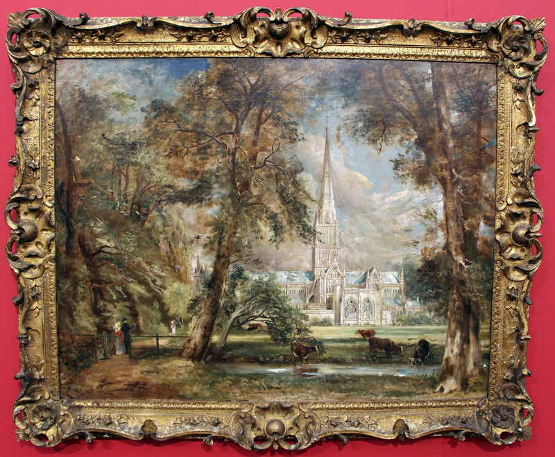 Katedra w Salisbury widziana z ogrodów biskupa - John Constable