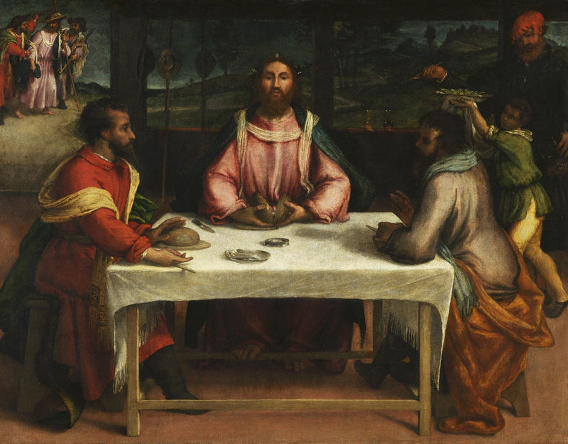 Ostatnia Wieczerza w Emaus - Lorenzo Lotto