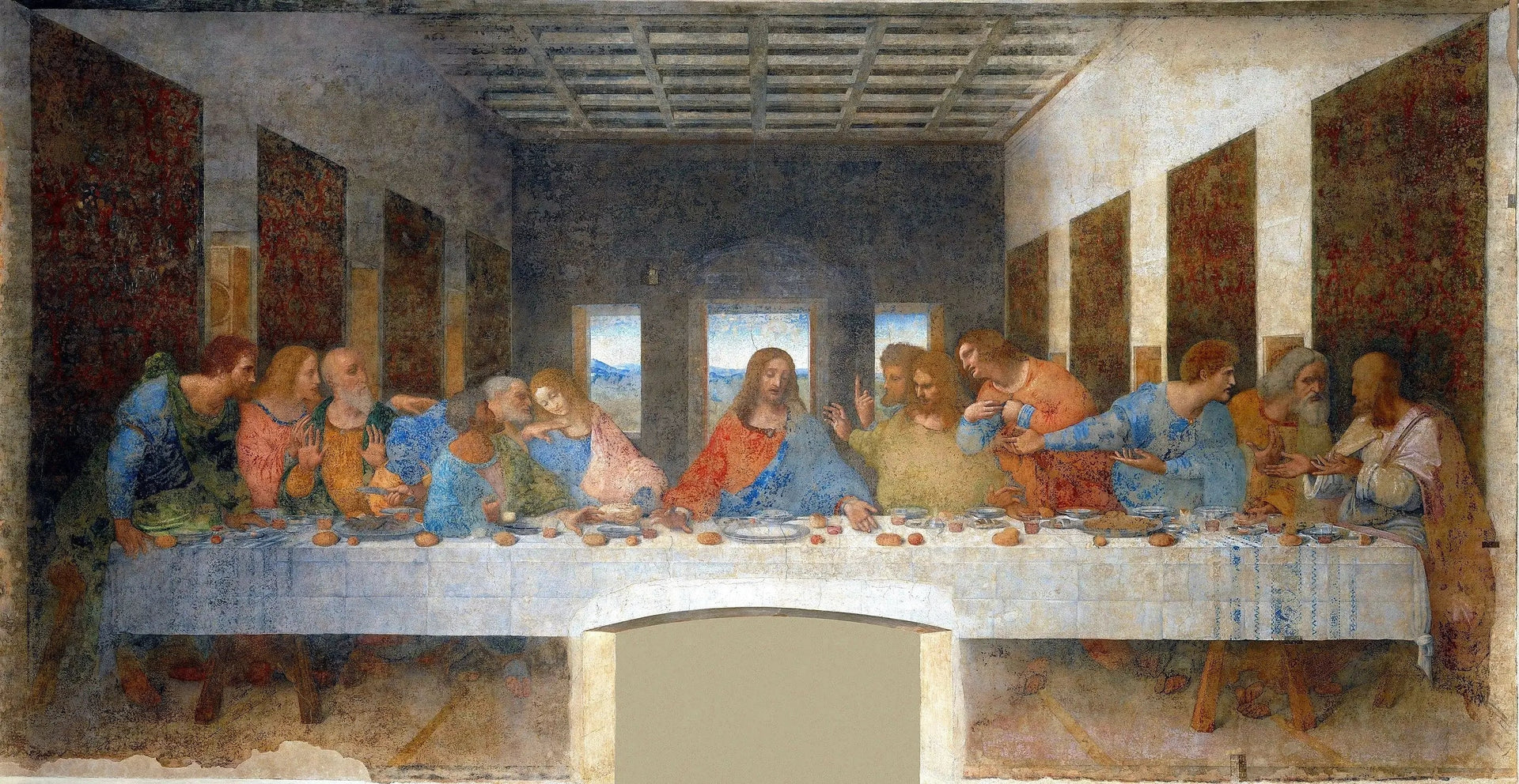 La Cène - Léonard de Vinci image 1 copie peinte à la main à l’huile
