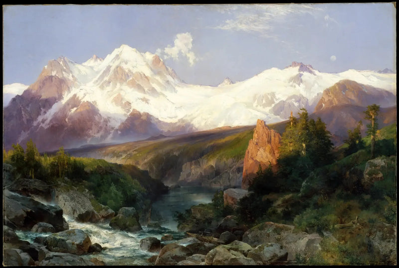 Łańcuch Tetons - Thomas Moran
