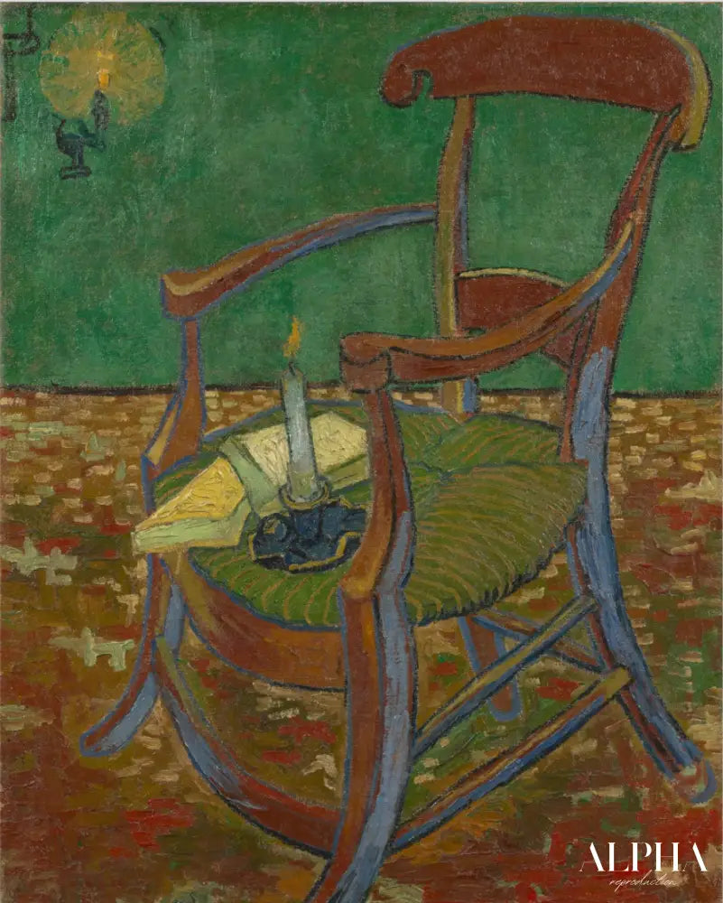 La chaise de Gauguin - Van Gogh - Reproductions de tableaux et peintures haut de gamme