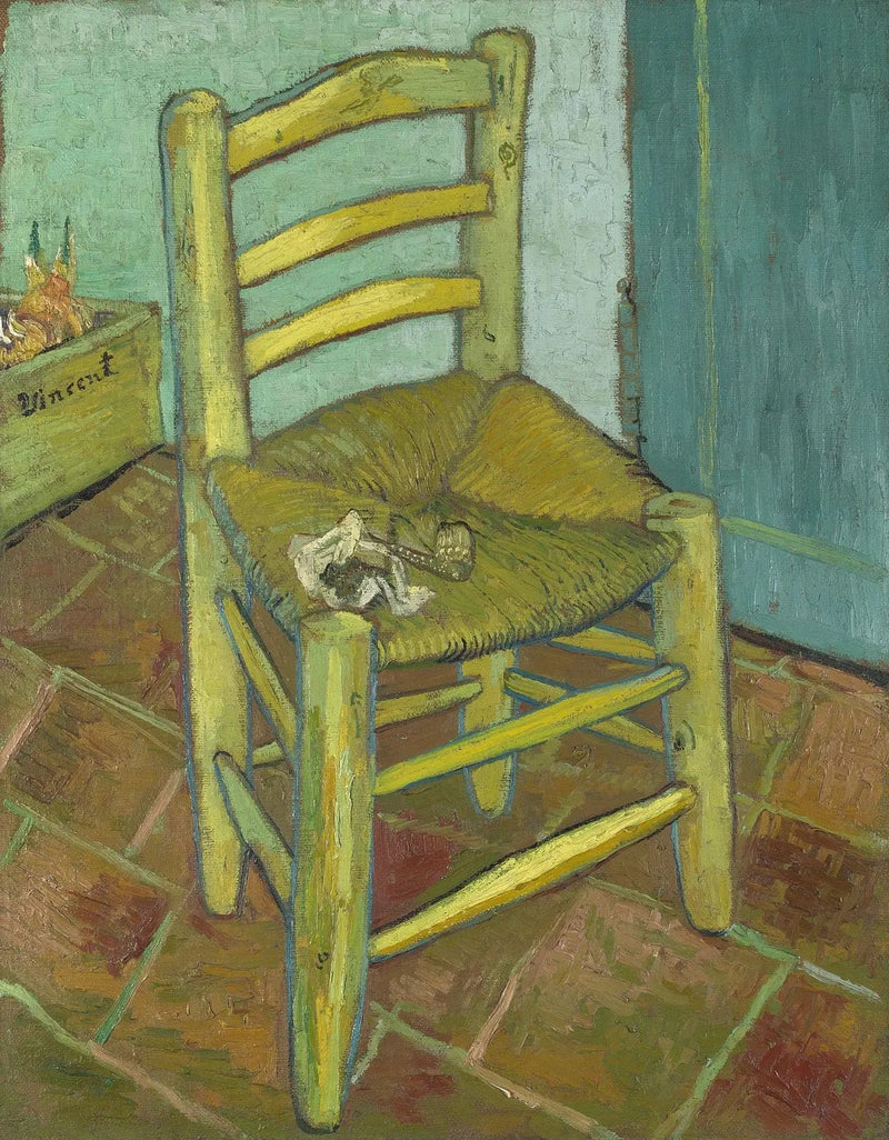 Krzesło Vincenta z fajką - Vincent van Gogh