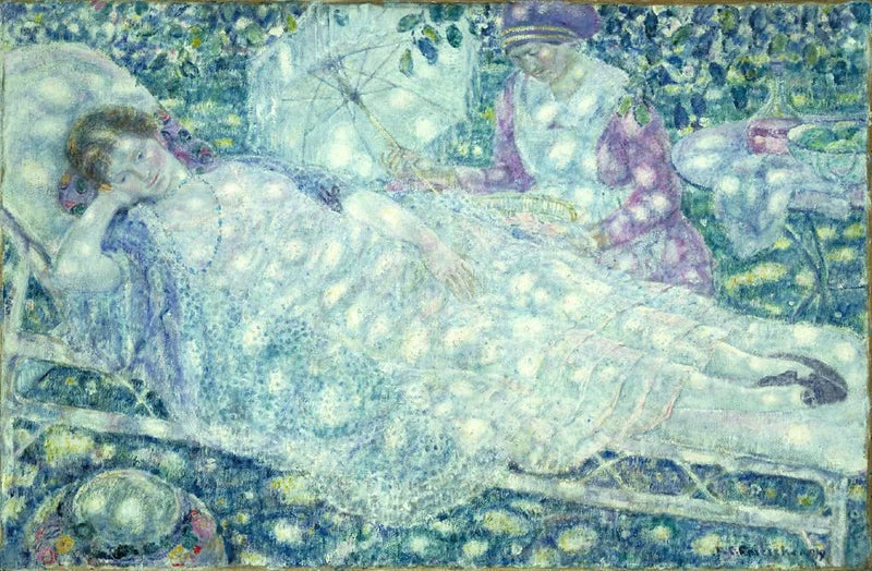 Leżanka - Frederick Carl Frieseke