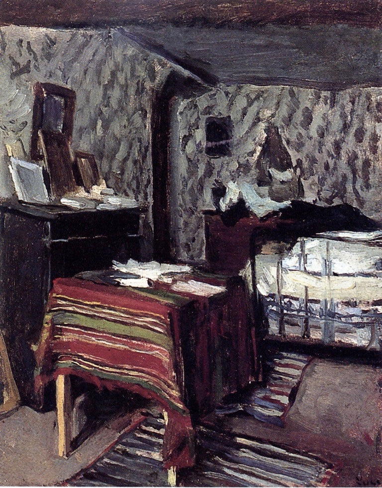 Pokój artysty, ulica Lavin - Maximilien Luce